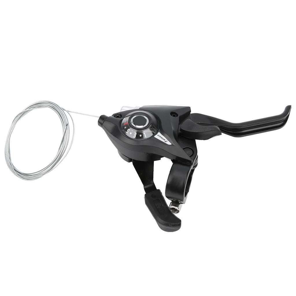 Brake Gear Shifter 1Pair 3x7 21 Speed Brake and Shifter Levers Combination Set with Gear Cable Shifter Brake Set for Bicycle