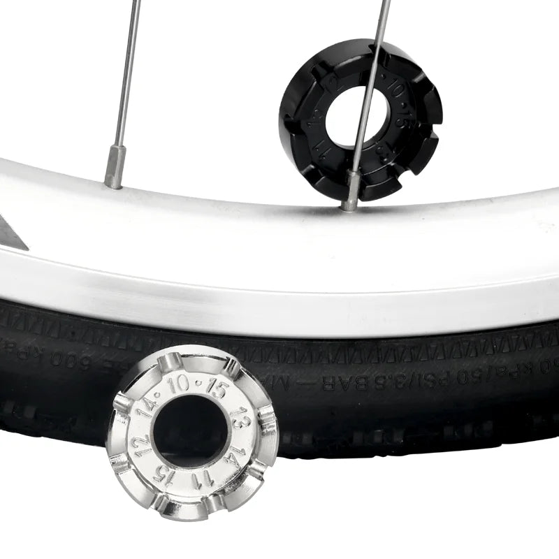 Multitool Bicycle Wheel Rim 8 Way Spoke Wrench Durable Mountain Road Bike Spoke Key Wire Adjustment Hand Tool MTB Repair Tool