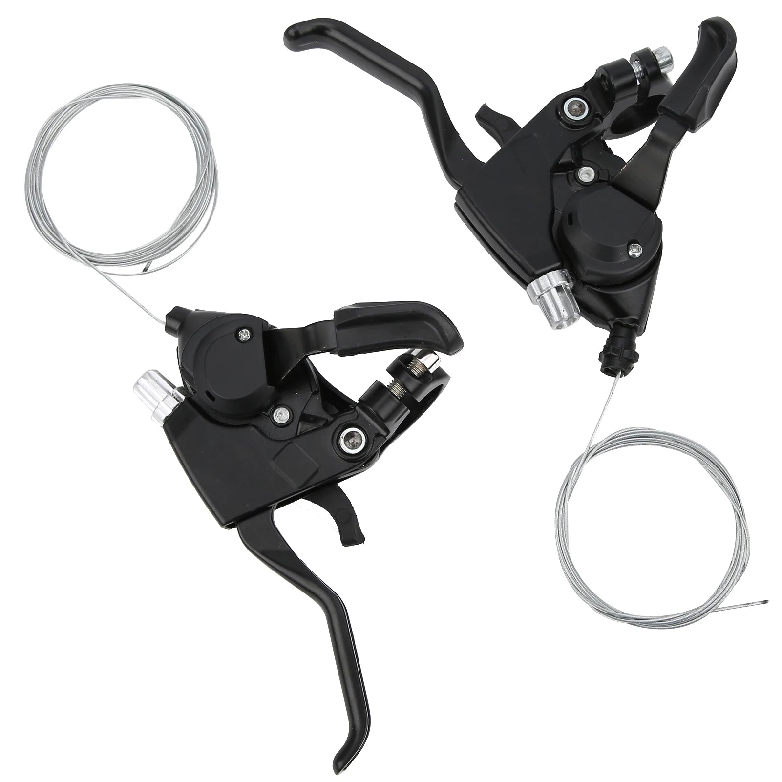 Brake Gear Shifter 1Pair 3x7 21 Speed Brake and Shifter Levers Combination Set with Gear Cable Shifter Brake Set for Bicycle