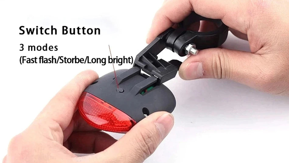 Bike Front Lights Night Riding Bicycle Taillight Solar Energy Light Outdoor Waterproof Safety Warning Lights Lamp MTB Cycling