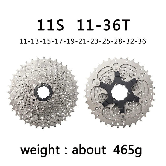SENSAH 8/9/10/11 Speed Road Bike Cassette 11V 23T/25T/28T/30T/32T/34T/36T Bicycle Freewheel K7 10S Flywheel for HG Hub