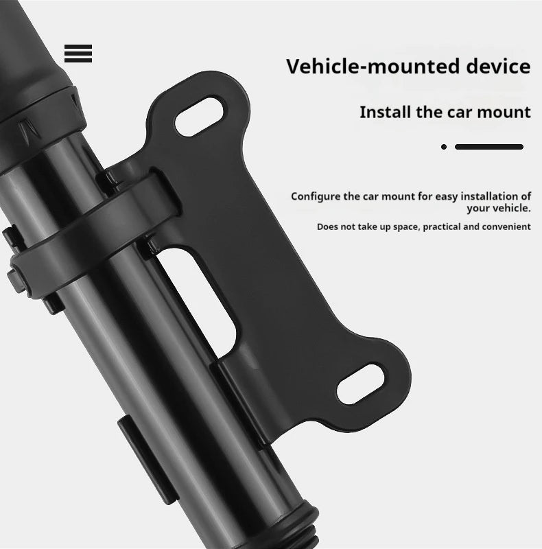 Portable Mini Bicycle Air Pump Aluminium Alloy Hand Bike Pump MTB Road Bicycle Inflator Cycling Frame Tires Pump
