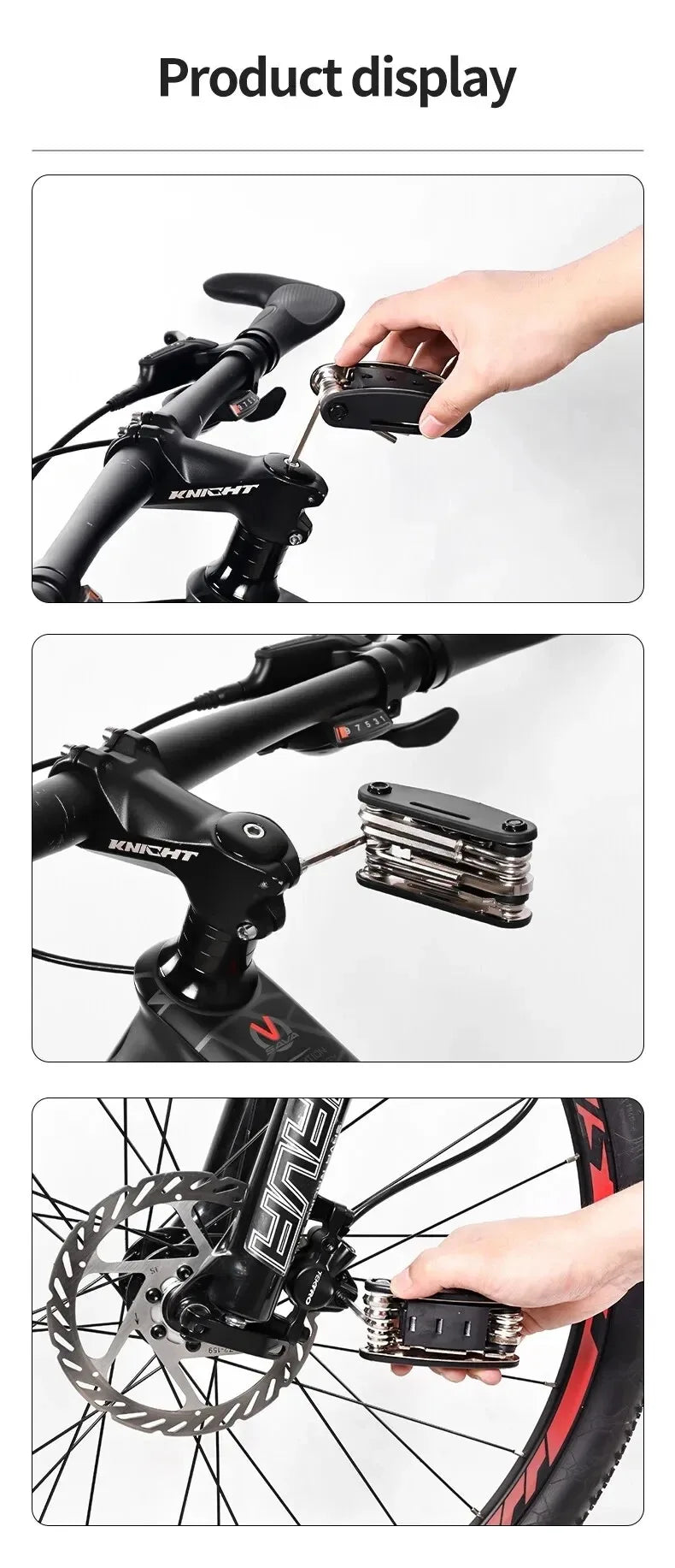 16 in 1 MTB Tools Road Bicycle Allen Wrench Pocket Tools Portable Bicycle Repair Tool set Multifunction Tools