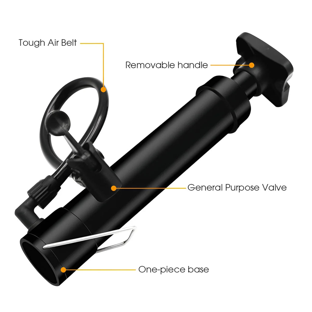 Manual Bicycle Air Pump Portable Bicycle Tire Air Pump Floor Air Pump Suitable for Bicycle Tires Ball Inflation