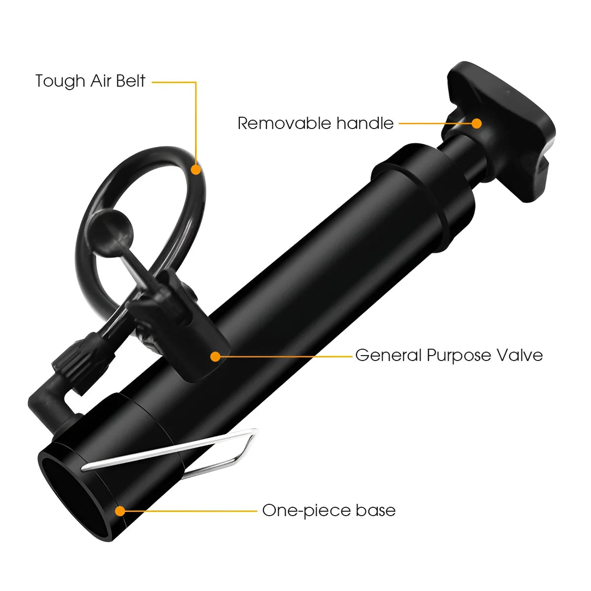 Manual Bicycle Air Pump Portable Bicycle Tire Air Pump Floor Air Pump Suitable for Bicycle Tires Ball Inflation