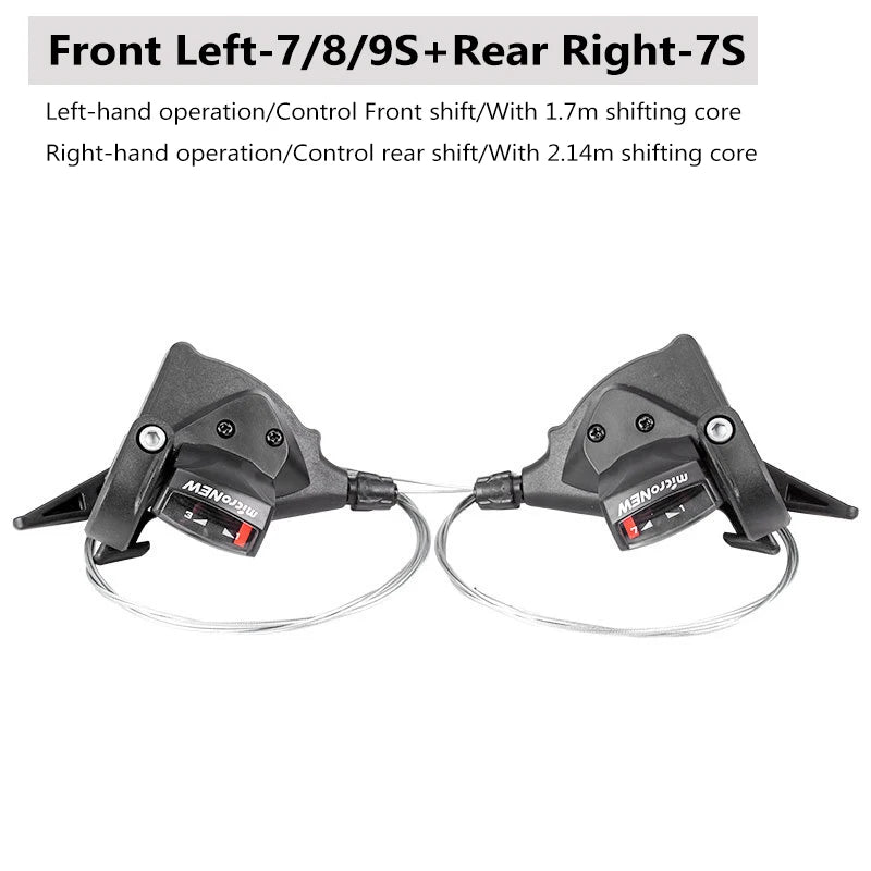 Bicycle Derailleur Front Rear Shift Lever 7/8/9/10/11Speed MTB Mountain Bike Shifter Bicycle Shifting Bicycle Parts microNEW