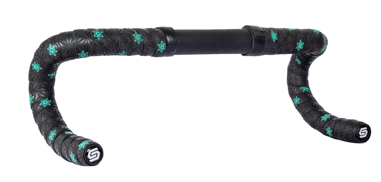 Road Bike Handlebar Tape Two-Colors Chrysanthemum Pattern Handlebar Tapes Non-slip and breathable Bar Tape Handlebar Accessories