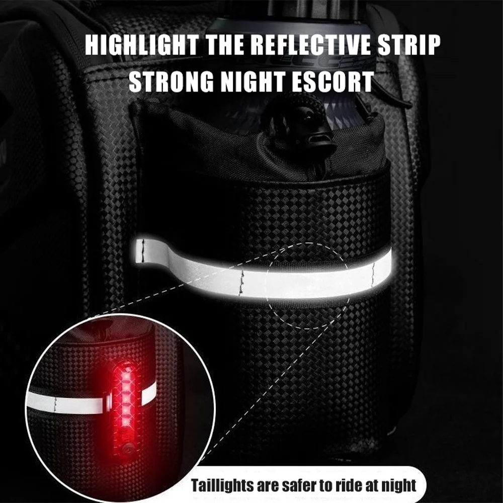 Bicycle Carrier Bag Large Capacity Bike Bags Foldable Rear Seat Bag Bike Rear Basket Waterproof Pannier Trunk Seat Saddle Bags