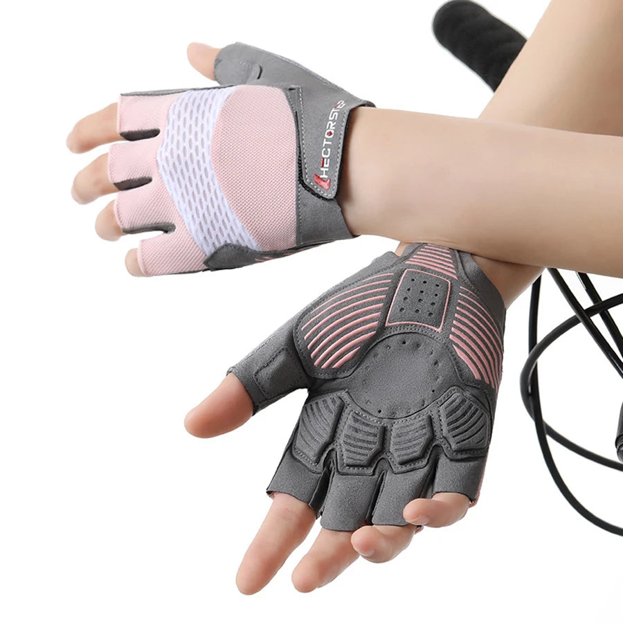 Cycling Gloves - Shock-Absorbing, Breathable, Anti-Slip Shock-Absorbing Pad for Bicycle/Mountain Bike/Workout/MTB/Gym
