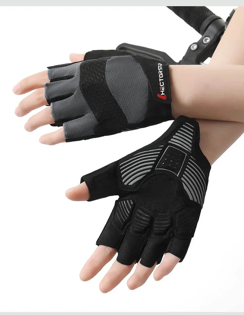 Cycling Gloves - Shock-Absorbing, Breathable, Anti-Slip Shock-Absorbing Pad for Bicycle/Mountain Bike/Workout/MTB/Gym