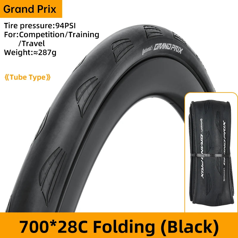 Continental Grand Prix Bicycle Road Tire 700 x 25C/28C/30C/32C Folding Clincher Bike Tyre Tubeless/Tube Type