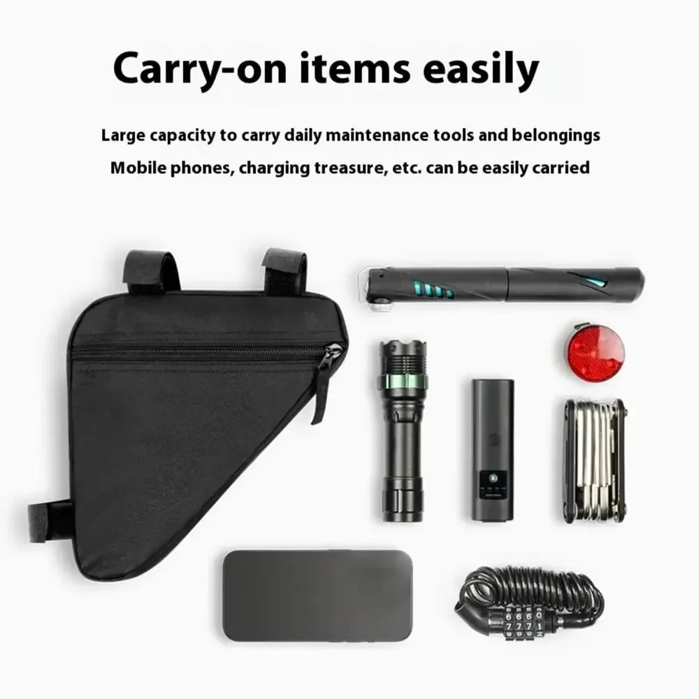 Bicycle Triangle Bag Bicycle Front Frame Handlebar Waterproof Cycling Bags Bike Parts