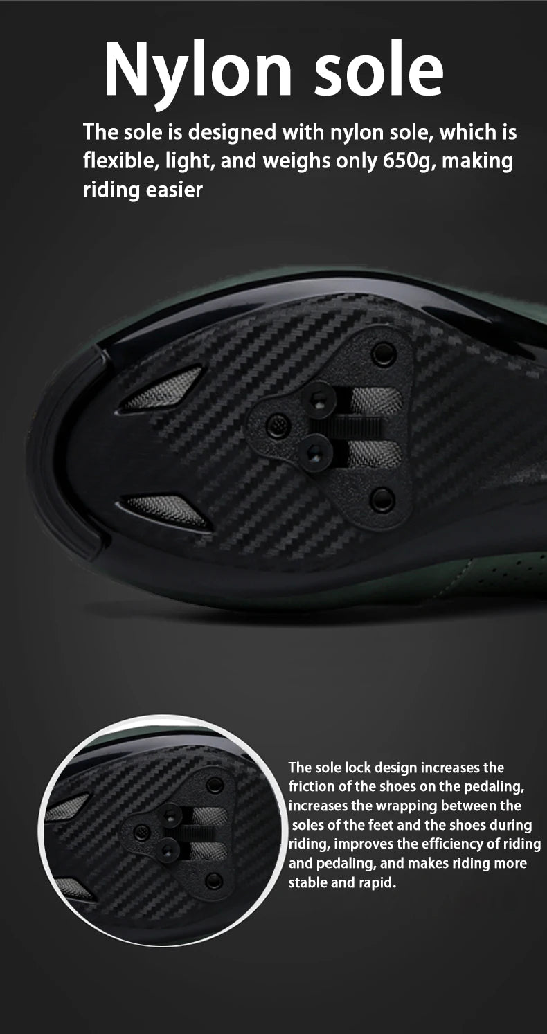 2025 New Cycling Shoes Road Bike Men Racing Contest Self-Locking Speed Bicycle Sneakers Women Spd Cleats Cycling Footwear