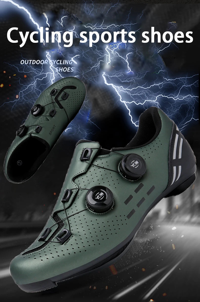 2025 New Cycling Shoes Road Bike Men Racing Contest Self-Locking Speed Bicycle Sneakers Women Spd Cleats Cycling Footwear