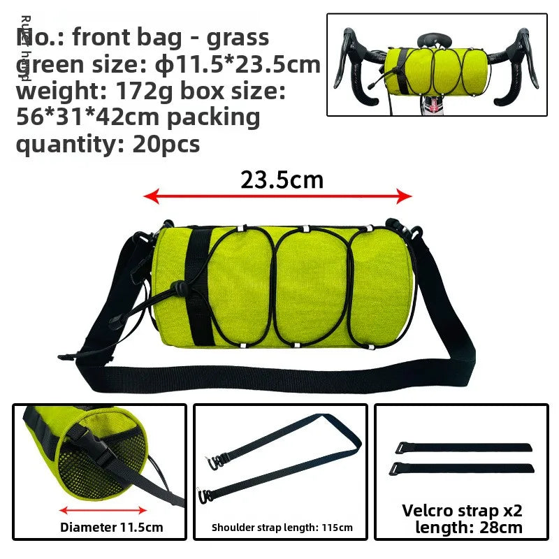 Bicycle front bag, chauffeur, large-capacity storage bag, outdoor waterproof cycling bag, mountain bike front bag Bicycle Bags
