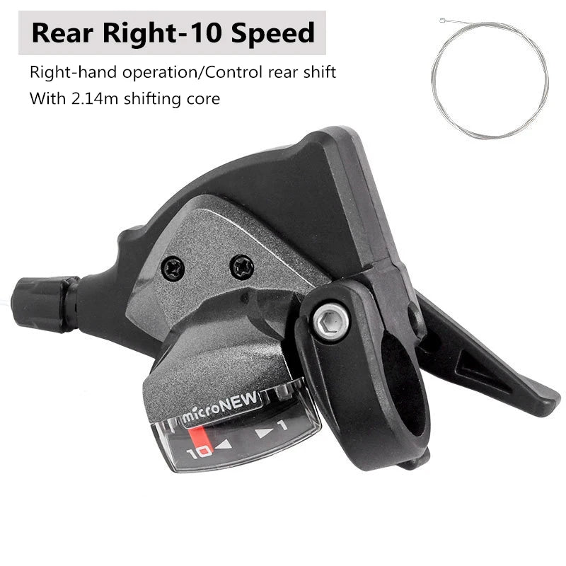 Bicycle Derailleur Front Rear Shift Lever 7/8/9/10/11Speed MTB Mountain Bike Shifter Bicycle Shifting Bicycle Parts microNEW