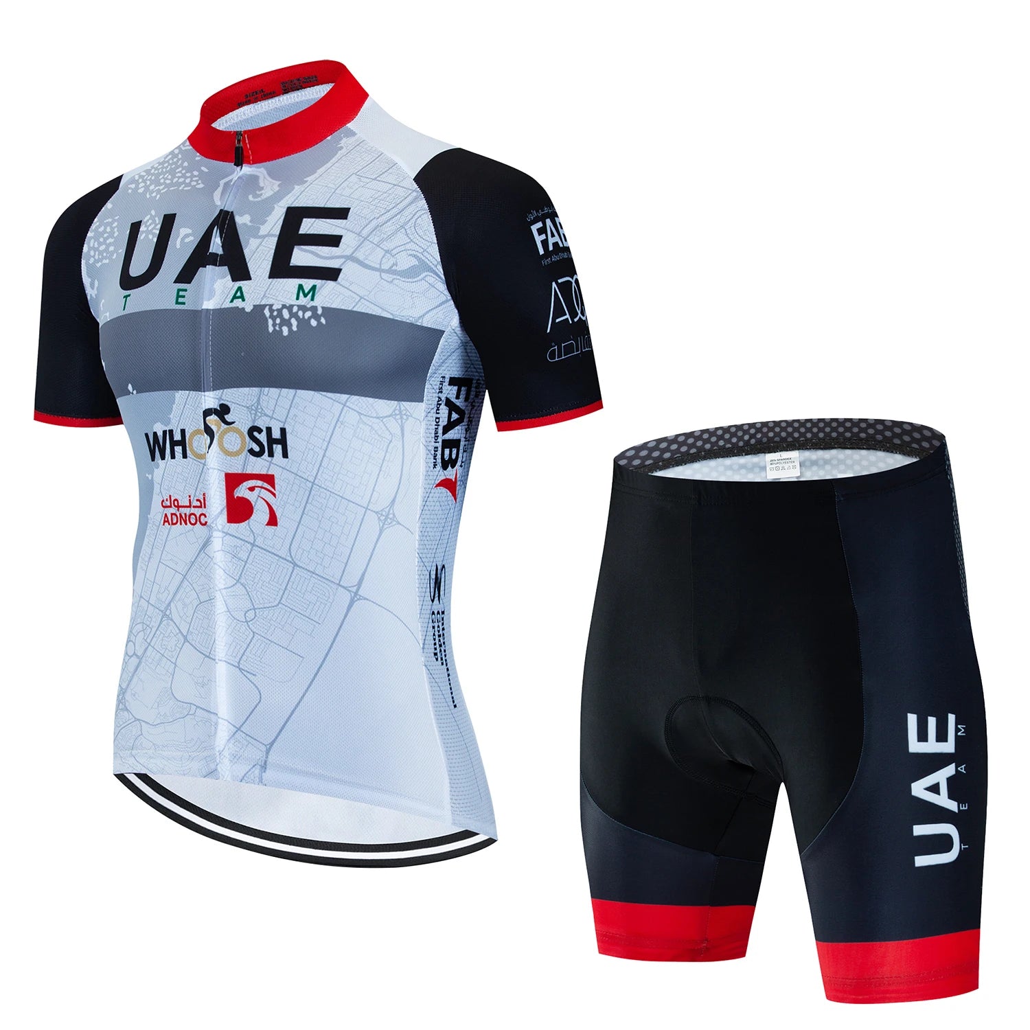 UAE Cycling Clothes Jersey Men Set Mtb Road Bike Uniform Shorts Man Mountain Complete 2024 Bib Men's Suit Cycle Spring Summer