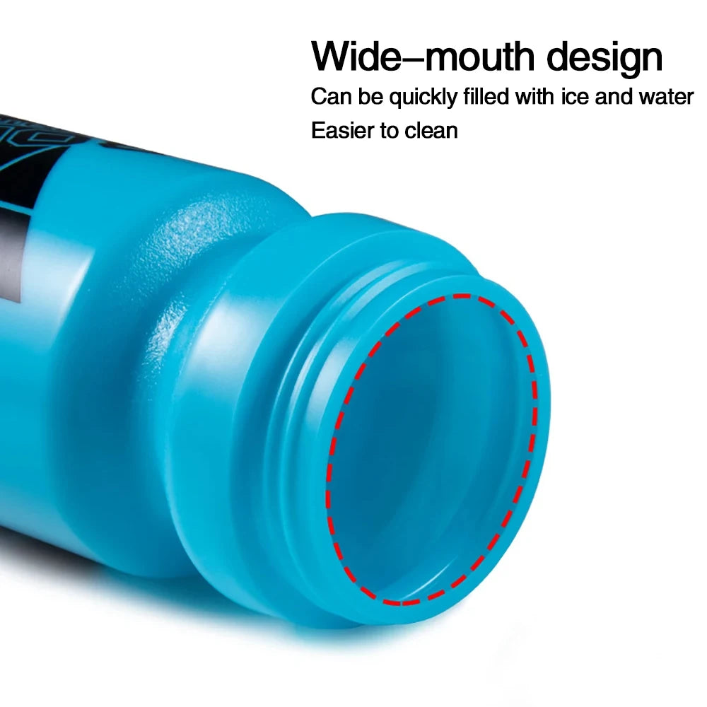 Bicycle Water Bottle PP5 Lightweight Squeeze-type Running Cycling Kettle BPA-Free Leak-Proof 610ML Mountain Road Bike Bottle