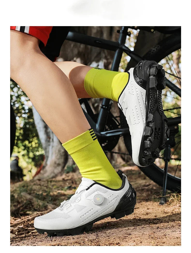 Road Cycling Shoes male Breathable Summer Self-Locking Cleat Non-slip Mountain Bicycle Shoe Men's spd racing Sneaker Lightweight