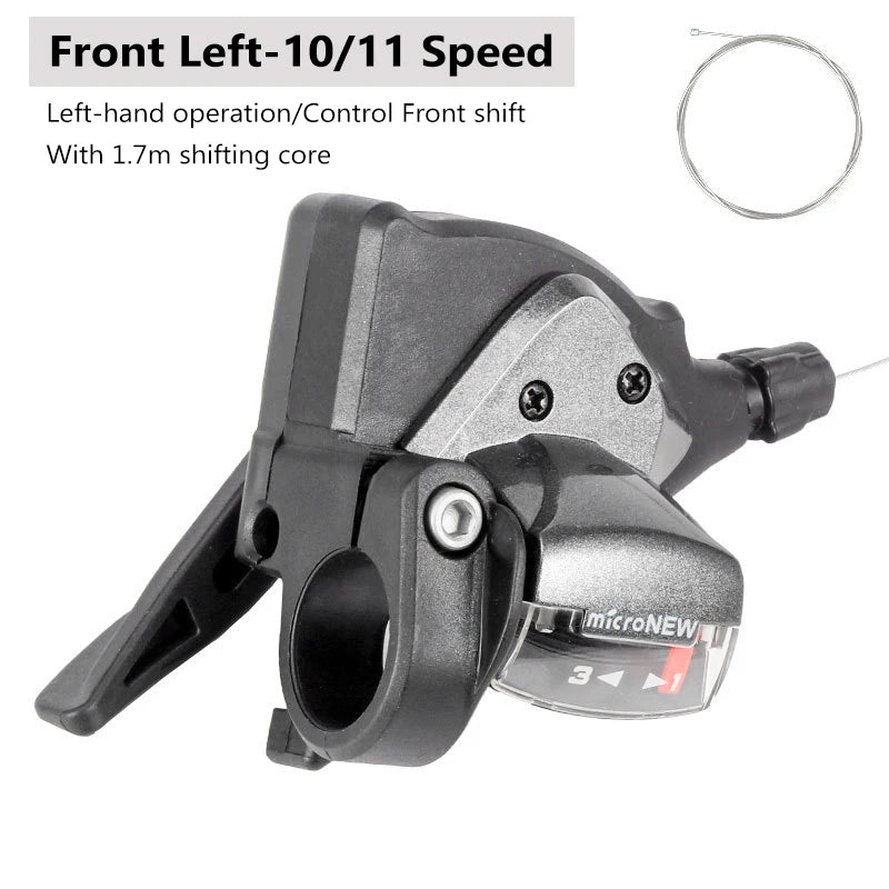 Bicycle Derailleur Front Rear Shift Lever 7/8/9/10/11Speed MTB Mountain Bike Shifter Bicycle Shifting Bicycle Parts microNEW