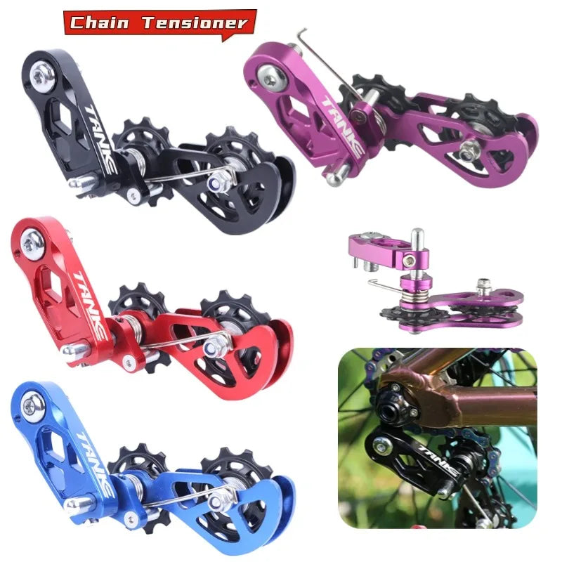Bike Chain Tensioner Use For 8 Speed Up To 12 Speed Chain Bicycle Chain Guide Pulley Bike Parts For MTB Bicycle Accessories
