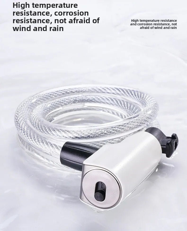 Bicycle Anti-theft Lock, Electric Bike Cable, Portable Bike Lock, Chain Lock, Bicycle Riding Accessories