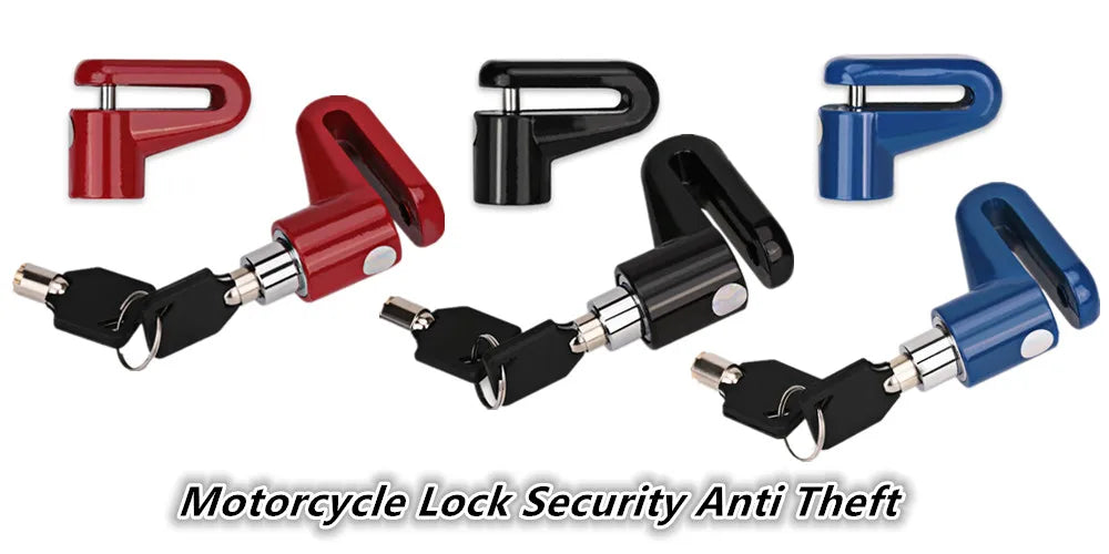Motorcycle Lock Security Anti Theft Bicycle Motorcycle Disc Brake Lock Riding Equipment Accessories Motorcycle Accessories