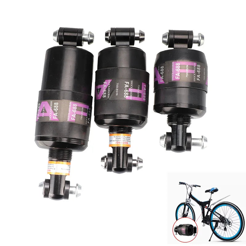 Mountain Bicycle Rear Shock Absorber 100mm/125mm/150mm Electric Scooter Shock Absorber Mountain Bike Oil Spring Shock Absorber
