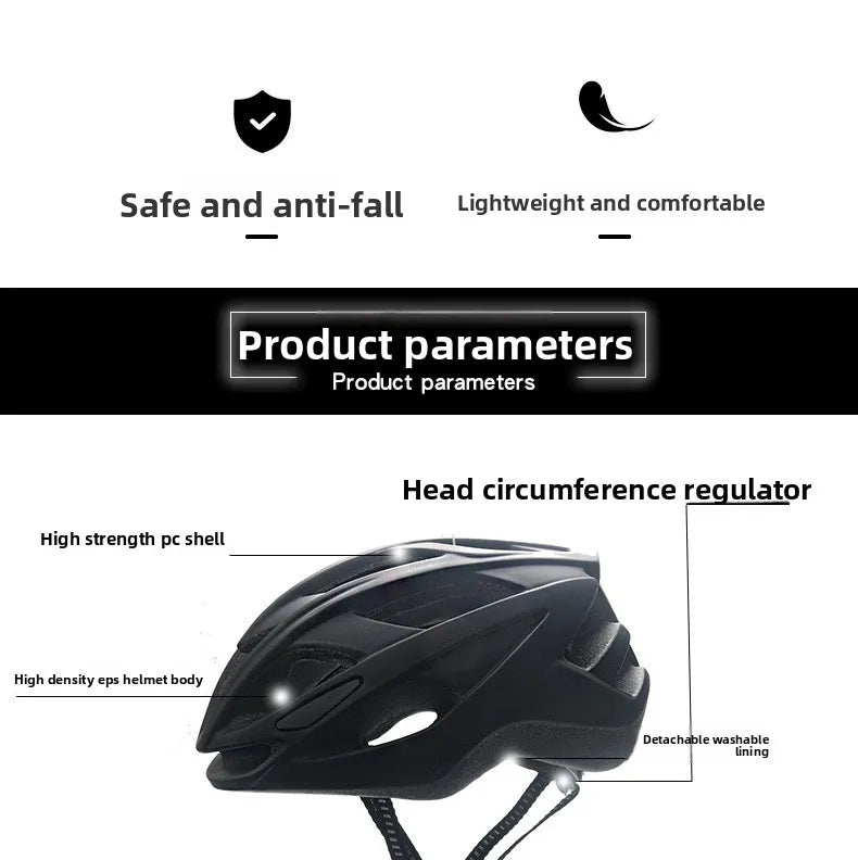 Bicycle Helmets Men's Mountain Bikes Road Bikes Folding Balance Bikes Cycling Roller Skating Safety Helmets Cycling Equipment