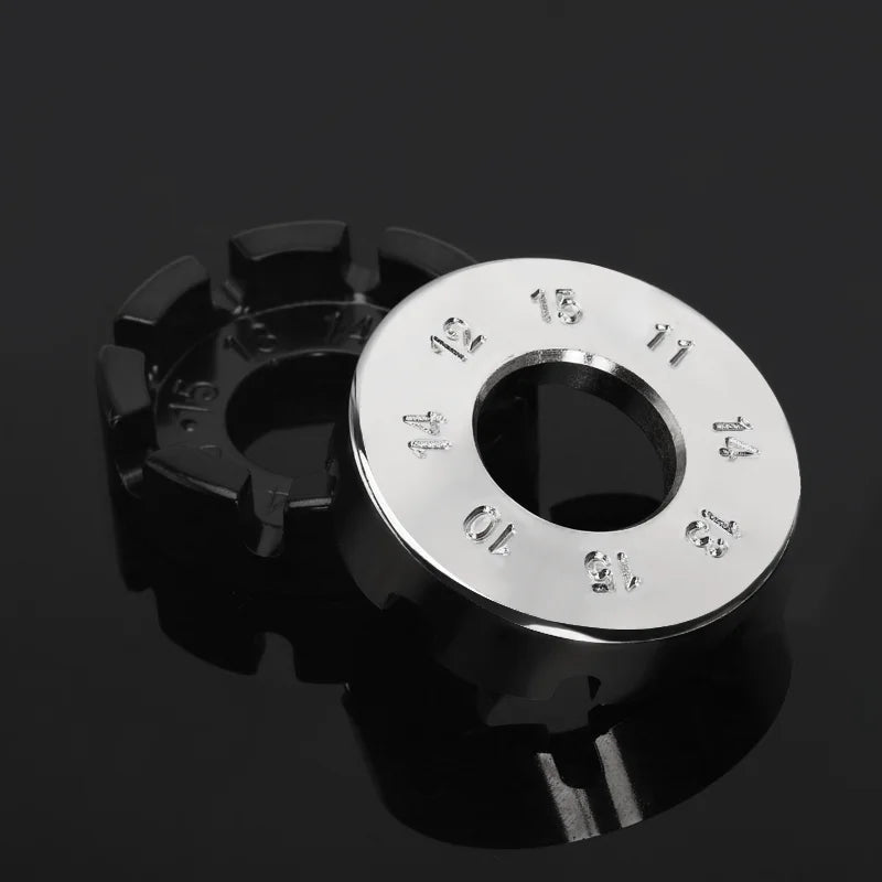 Multitool Bicycle Wheel Rim 8 Way Spoke Wrench Durable Mountain Road Bike Spoke Key Wire Adjustment Hand Tool MTB Repair Tool