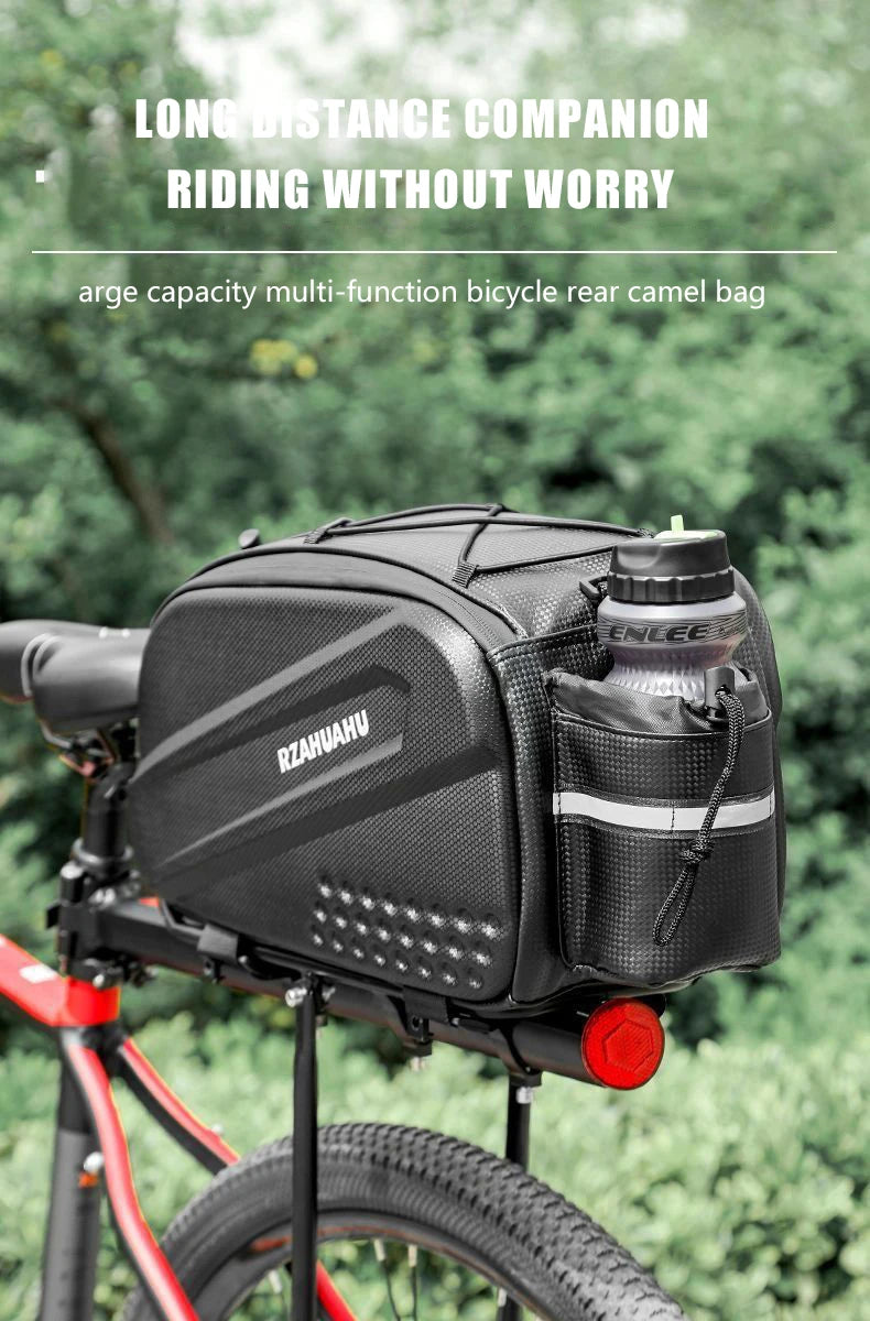 Bicycle Carrier Bag Large Capacity Bike Bags Foldable Rear Seat Bag Bike Rear Basket Waterproof Pannier Trunk Seat Saddle Bags