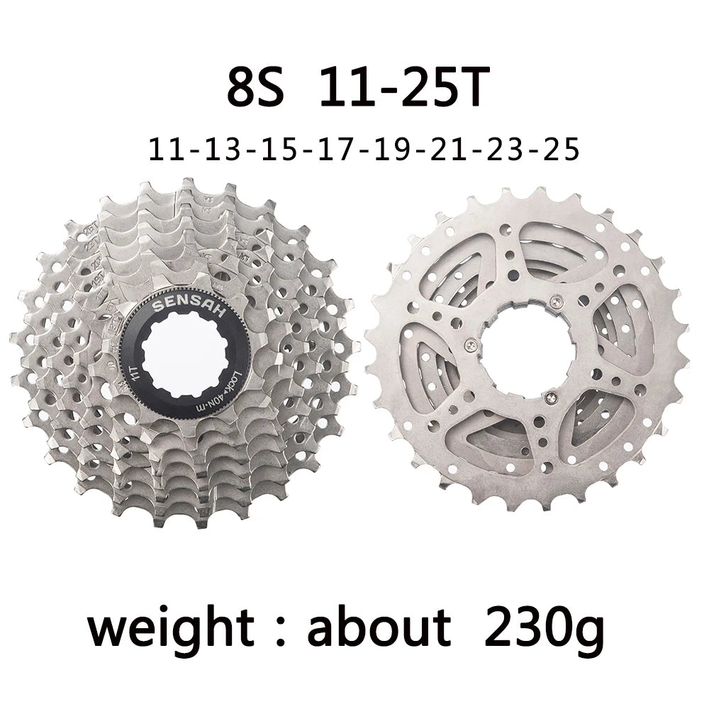SENSAH 8/9/10/11 Speed Road Bike Cassette 11V 23T/25T/28T/30T/32T/34T/36T Bicycle Freewheel K7 10S Flywheel for HG Hub