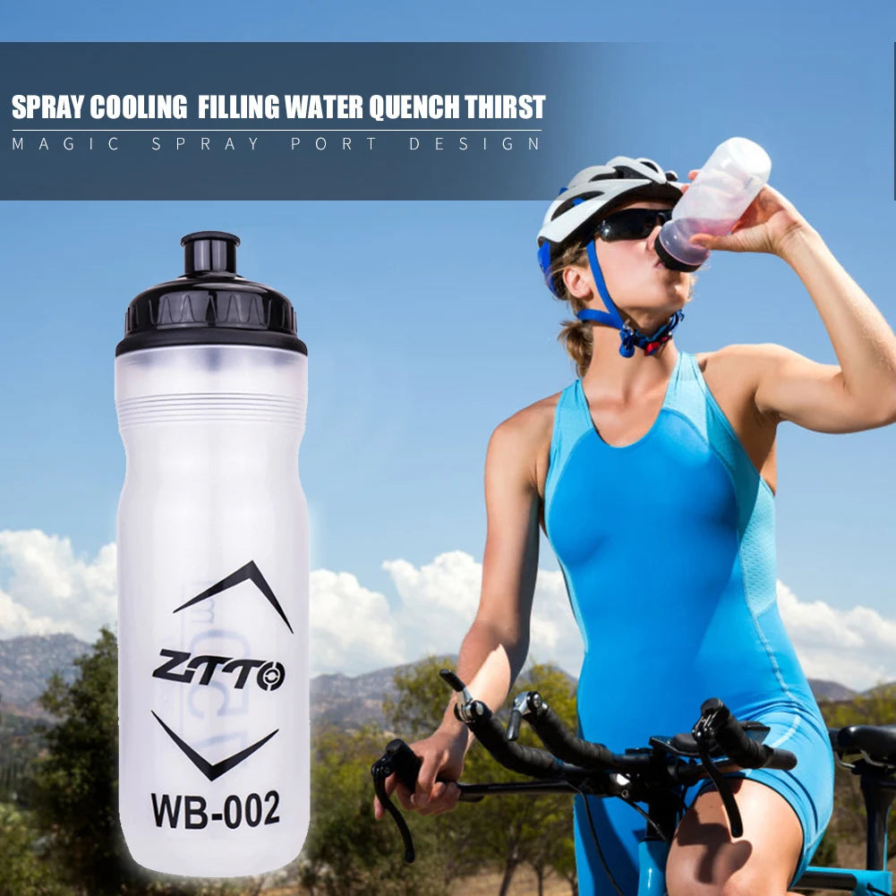 Bicycle Water Drink Bottle Outdoor Plastic Portable Cycling Kettle Bottle Bike Cycling Accessory Outdoor Drinkware Bottle Kits