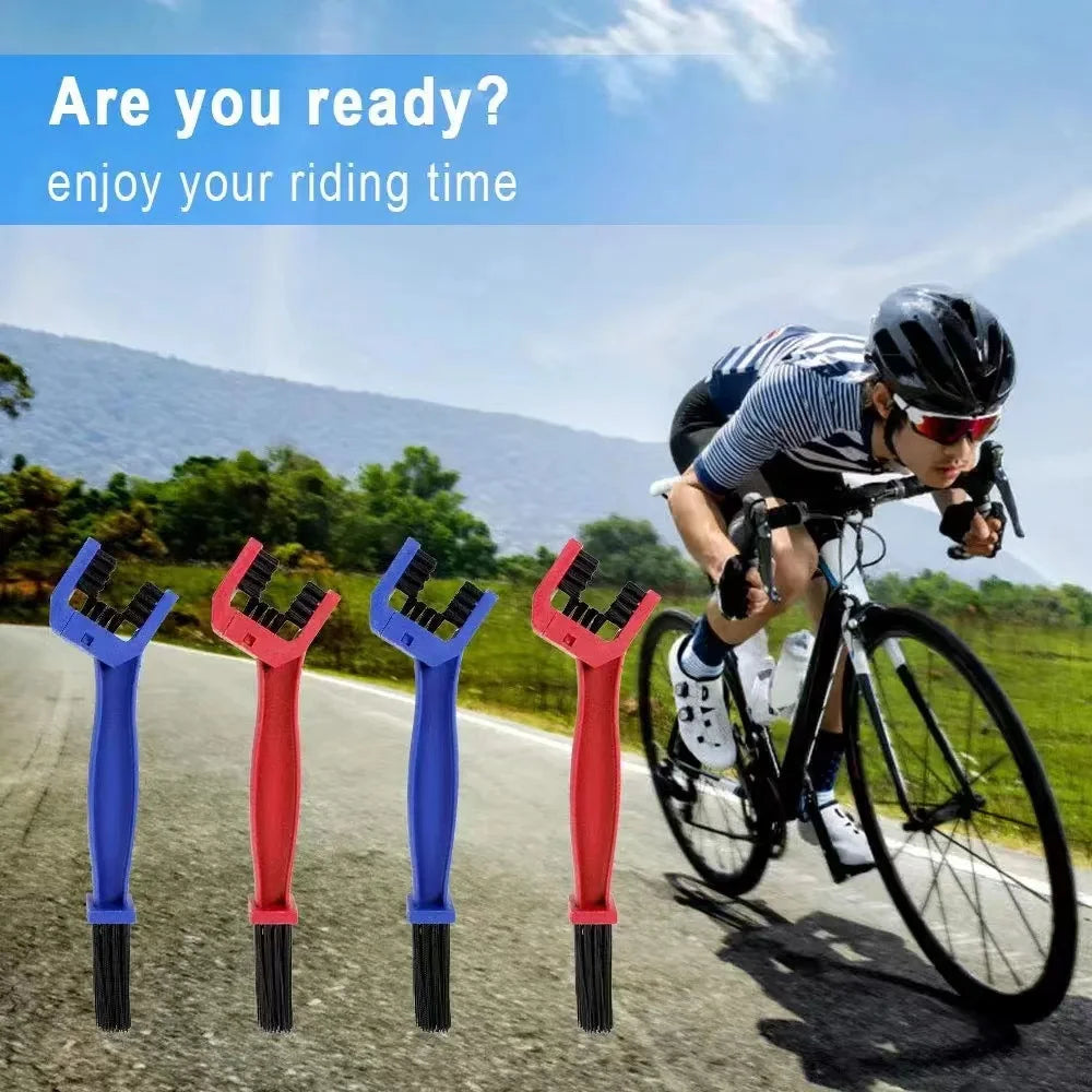 Motorcycle Chain Brush Cleaner Plastic Bicycle/Moto Brush Clean Chain Cleaner Outdoor Scrubber Road Care Tools Motorcycle Parts