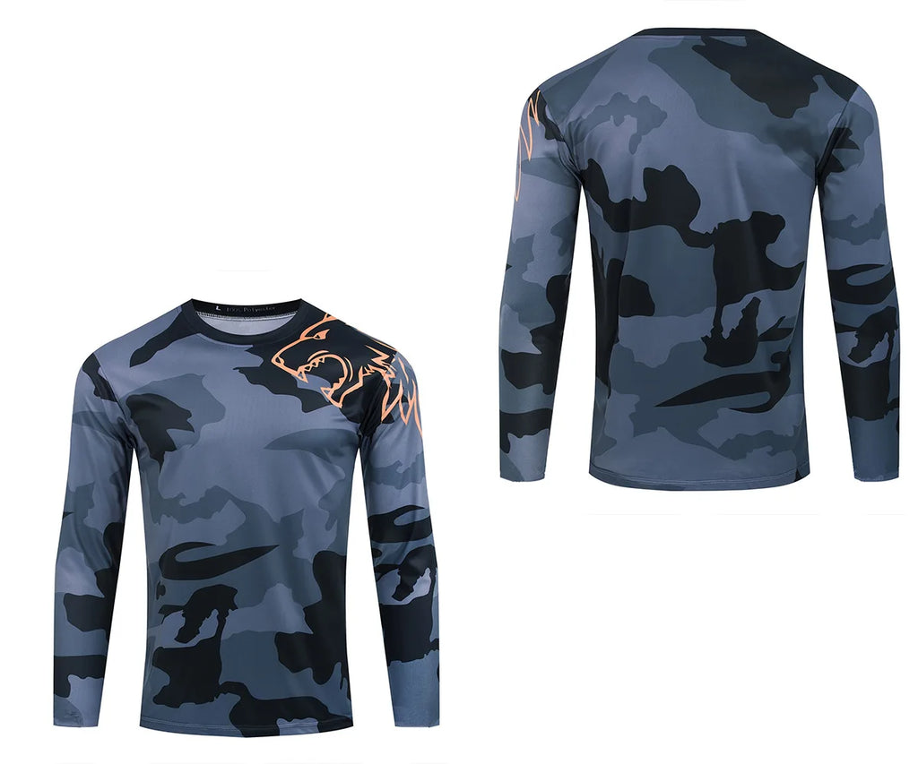 Men’S Motorcycle Riding Clothes Long Sleeved Off Road Motorcycle Clothes Breathable And Wear Resistant Motorboat Rally Equipment