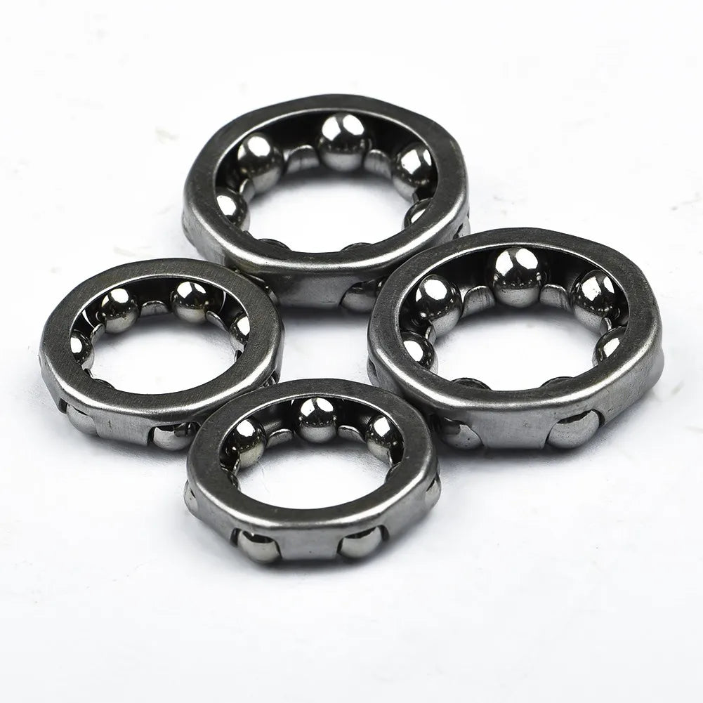 4 Pcs Bicycle Full Set Wheel Hub Bearings Front And Rear Steel Bearing Bicycle Repair Cycling Accessories Parts