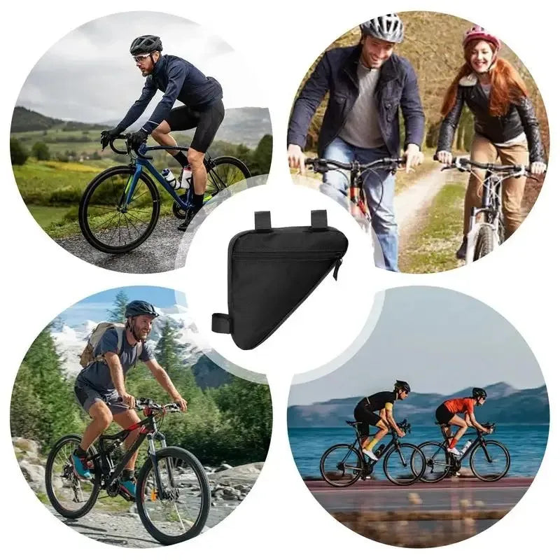 Bicycle Triangle Bag Bicycle Front Frame Handlebar Waterproof Cycling Bags Bike Parts