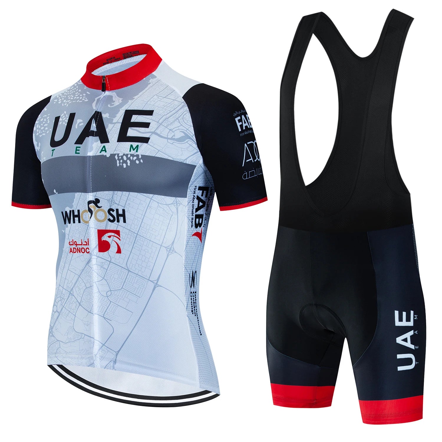 UAE Cycling Clothes Jersey Men Set Mtb Road Bike Uniform Shorts Man Mountain Complete 2024 Bib Men's Suit Cycle Spring Summer
