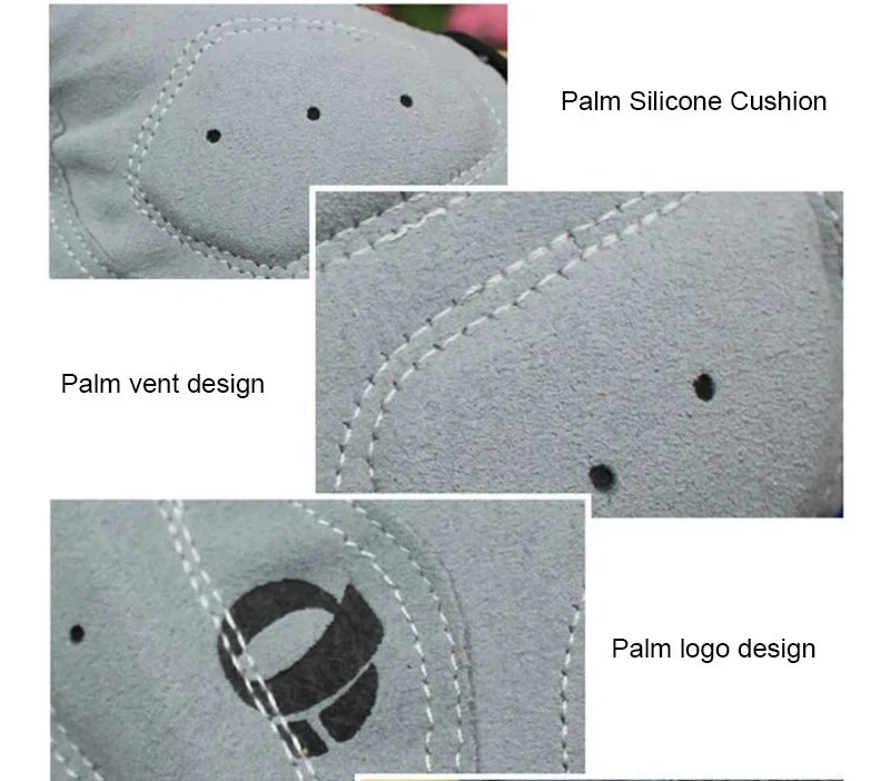 Bicycle Gel Half Finger Gloves Anti Slip Sweat Proof Shockproof Mountain Bike Road Armguard Portable Half Finger Bicycle Gloves