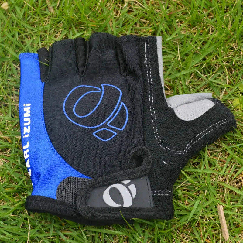Bicycle Gel Half Finger Gloves Anti Slip Sweat Proof Shockproof Mountain Bike Road Armguard Portable Half Finger Bicycle Gloves
