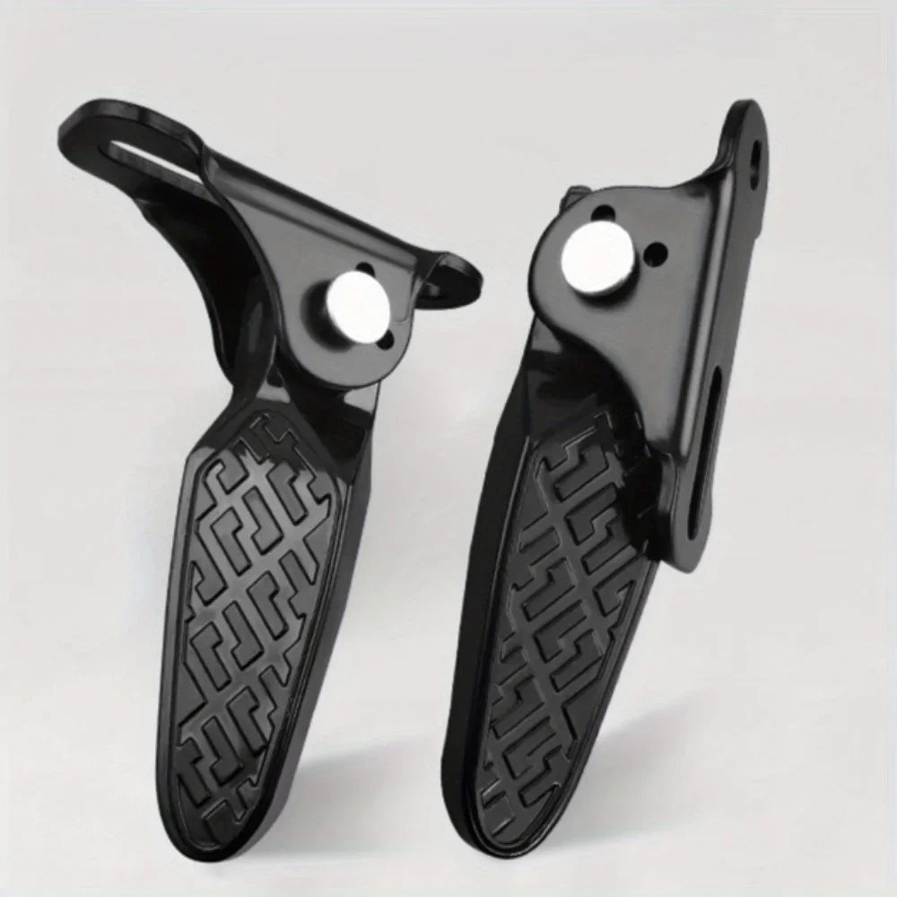 A set of foot mat supports, cycling accessories,rear seat pedals for electric bicycles