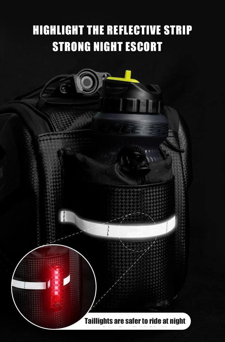 Bicycle Carrier Bag Large Capacity Bike Bags Foldable Rear Seat Bag Bike Rear Basket Waterproof Pannier Trunk Seat Saddle Bags