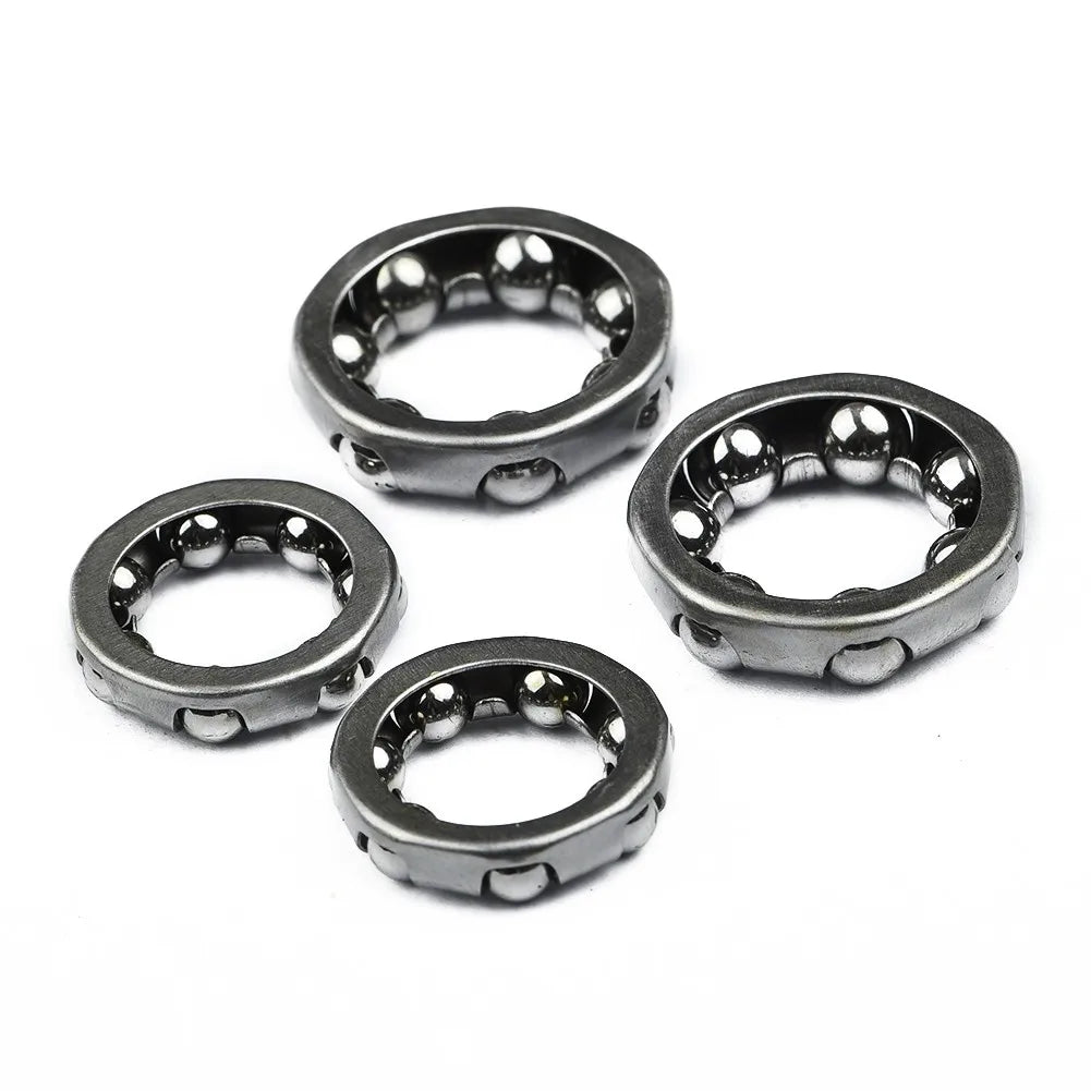 4 Pcs Bicycle Full Set Wheel Hub Bearings Front And Rear Steel Bearing Bicycle Repair Cycling Accessories Parts