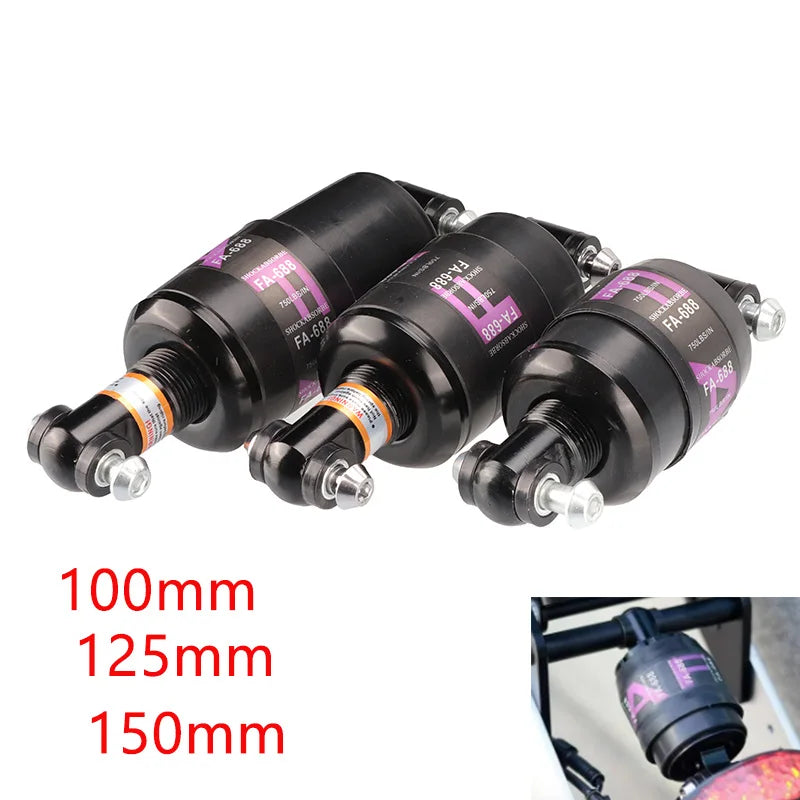 Mountain Bicycle Rear Shock Absorber 100mm/125mm/150mm Electric Scooter Shock Absorber Mountain Bike Oil Spring Shock Absorber