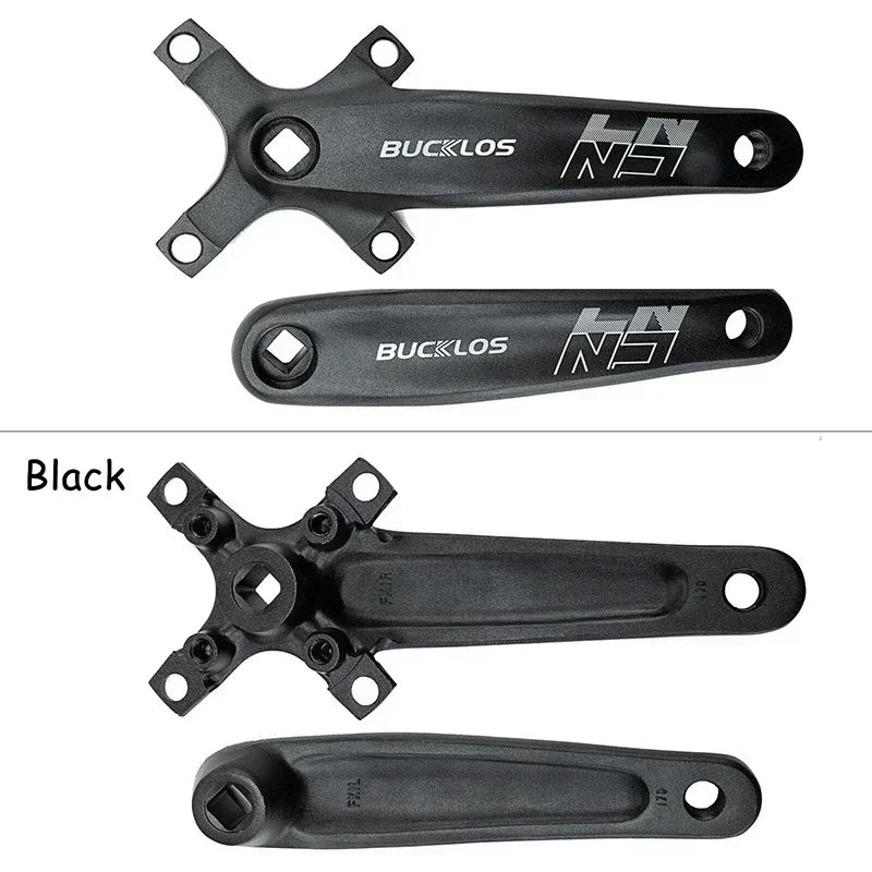 BUCKLOS Mtb Crankset 104/64 BCD Bicycle Crankset 3*9S 3*10S Triple Crank Set Square Crank with Chainwheel Cycling Parts