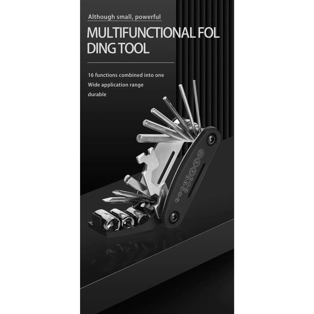 16 in 1 MTB Tools Road Bicycle Allen Wrench Pocket Tools Portable Bicycle Repair Tool set Multifunction Tools