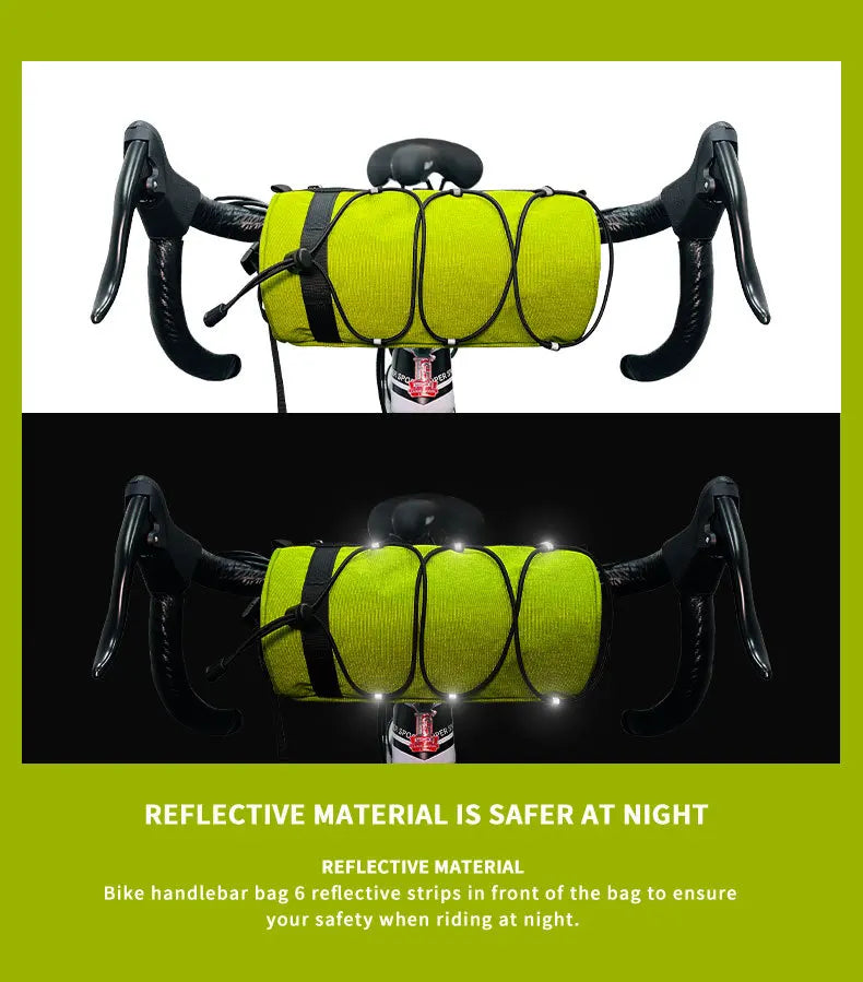 Bicycle front bag, chauffeur, large-capacity storage bag, outdoor waterproof cycling bag, mountain bike front bag Bicycle Bags