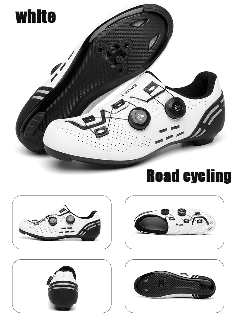2025 New Cycling Shoes Road Bike Men Racing Contest Self-Locking Speed Bicycle Sneakers Women Spd Cleats Cycling Footwear