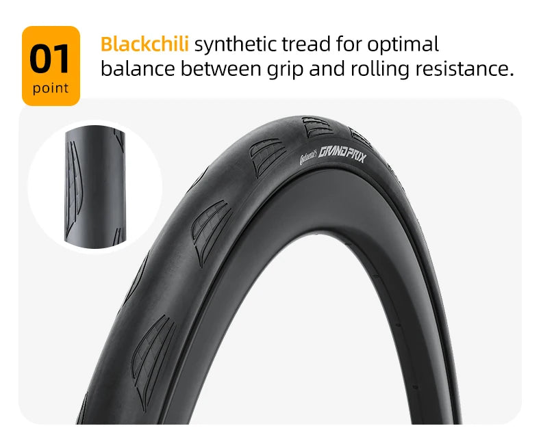 Continental Grand Prix Bicycle Road Tire 700 x 25C/28C/30C/32C Folding Clincher Bike Tyre Tubeless/Tube Type