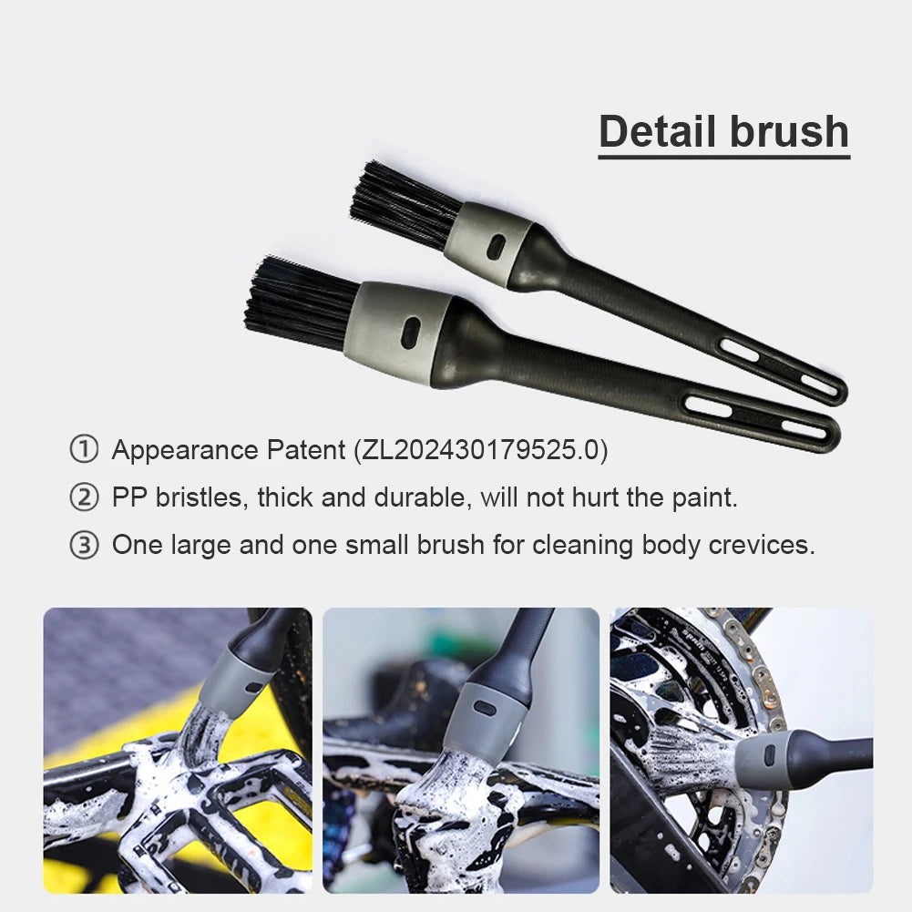 Bicycle Bike Cleaning Tools Set Bike Clean Brush Kit Bike Cleaning Kit for Mountain Road City BMX and Folding Bike Accessories